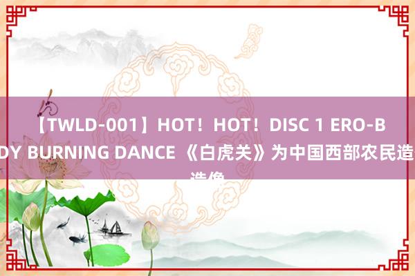 【TWLD-001】HOT！HOT！DISC 1 ERO-BODY BURNING DANCE 《白虎关》为中国西部农民造像