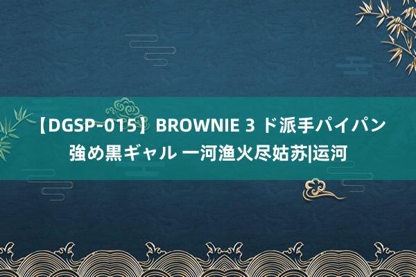 【DGSP-015】BROWNIE 3 ド派手パイパン強め黒ギャル 一河渔火尽姑苏|运河