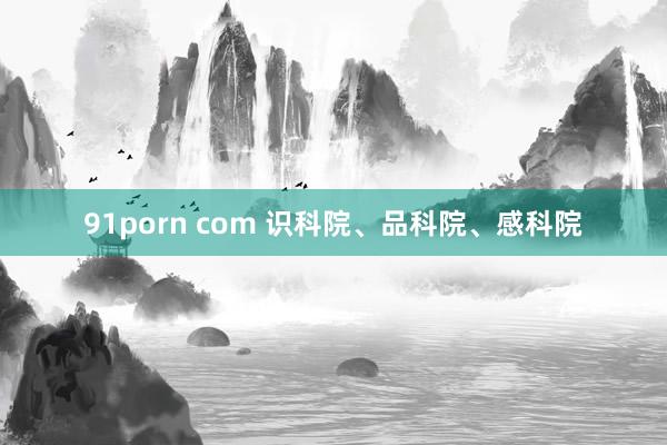 91porn com 识科院、品科院、感科院